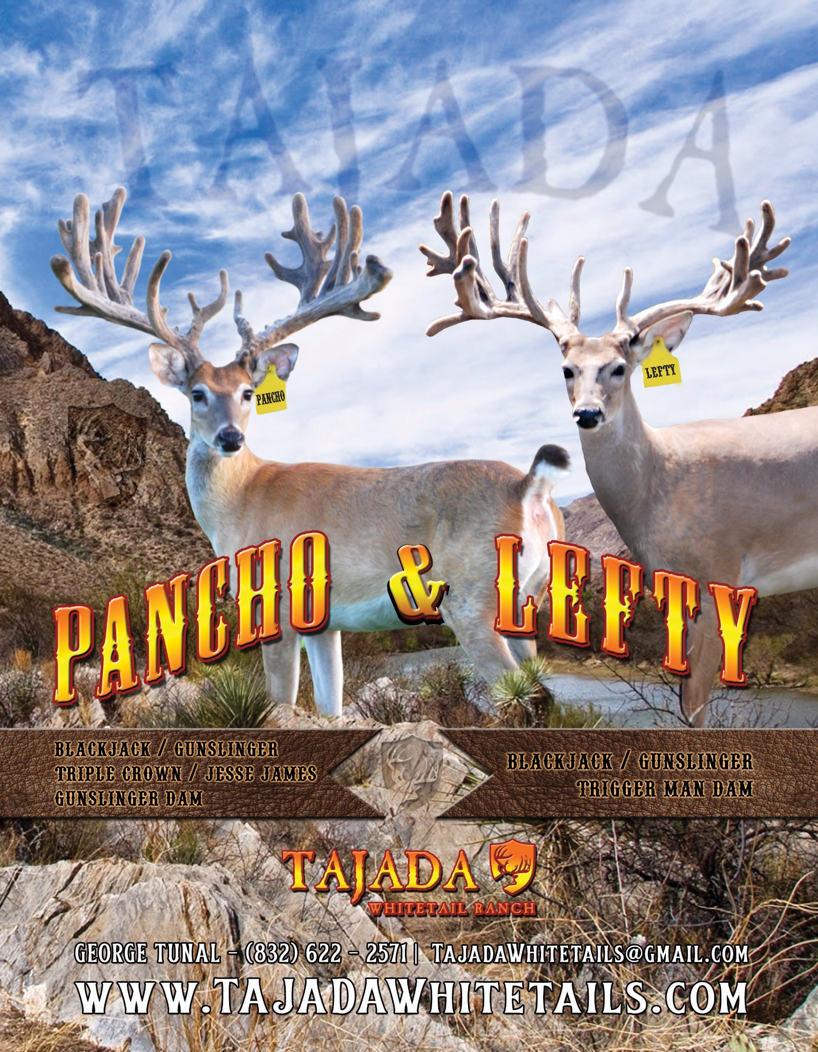 Pancho & Lefty Tajada advertising design